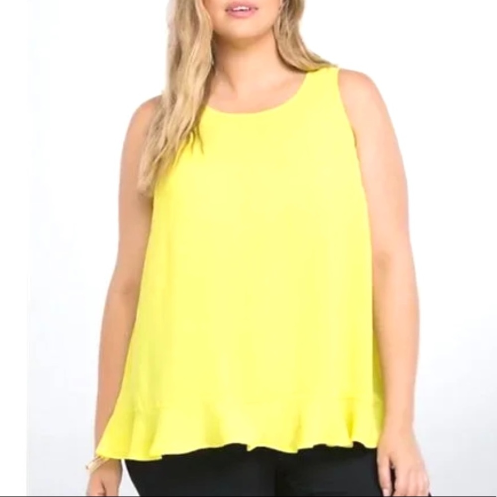 Torrid neon yellow cami